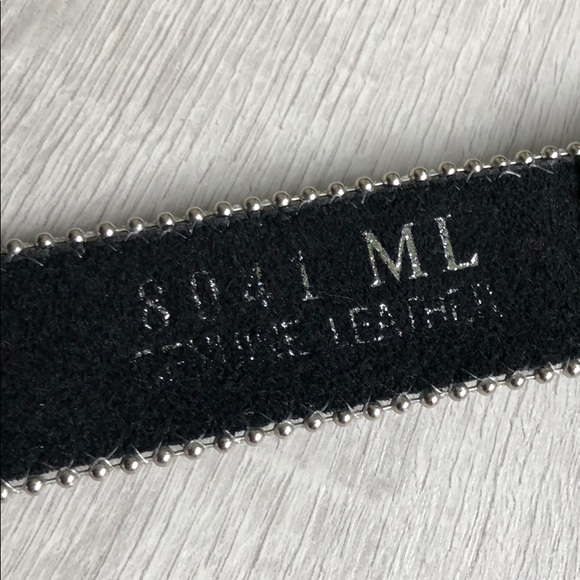 Genuine Leather Turquoise & Diamond Embedded belt main image 8